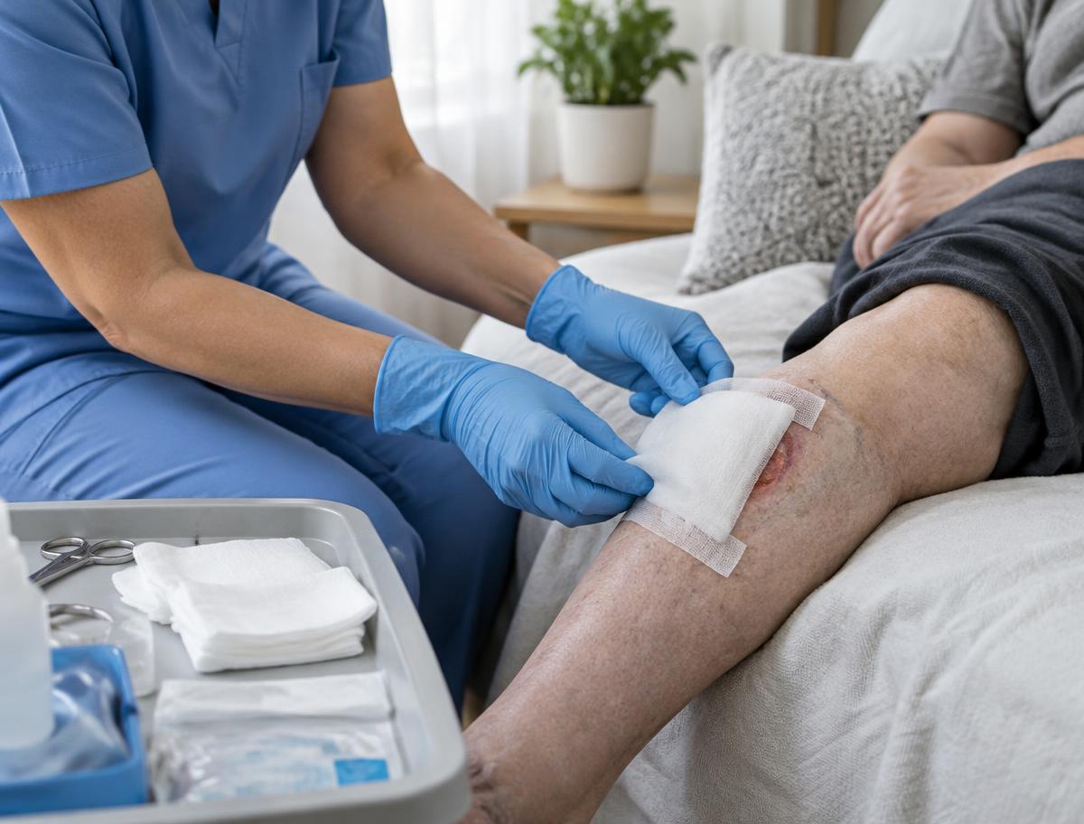 Wound Dressing at Home