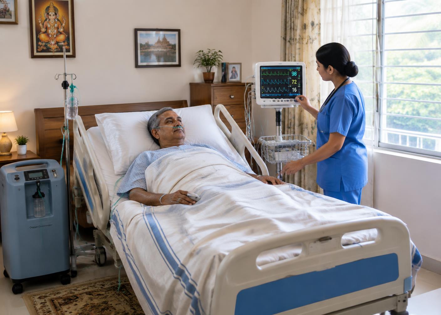 ICU Setup at Home in Patna: Equipment, Planning and Safety